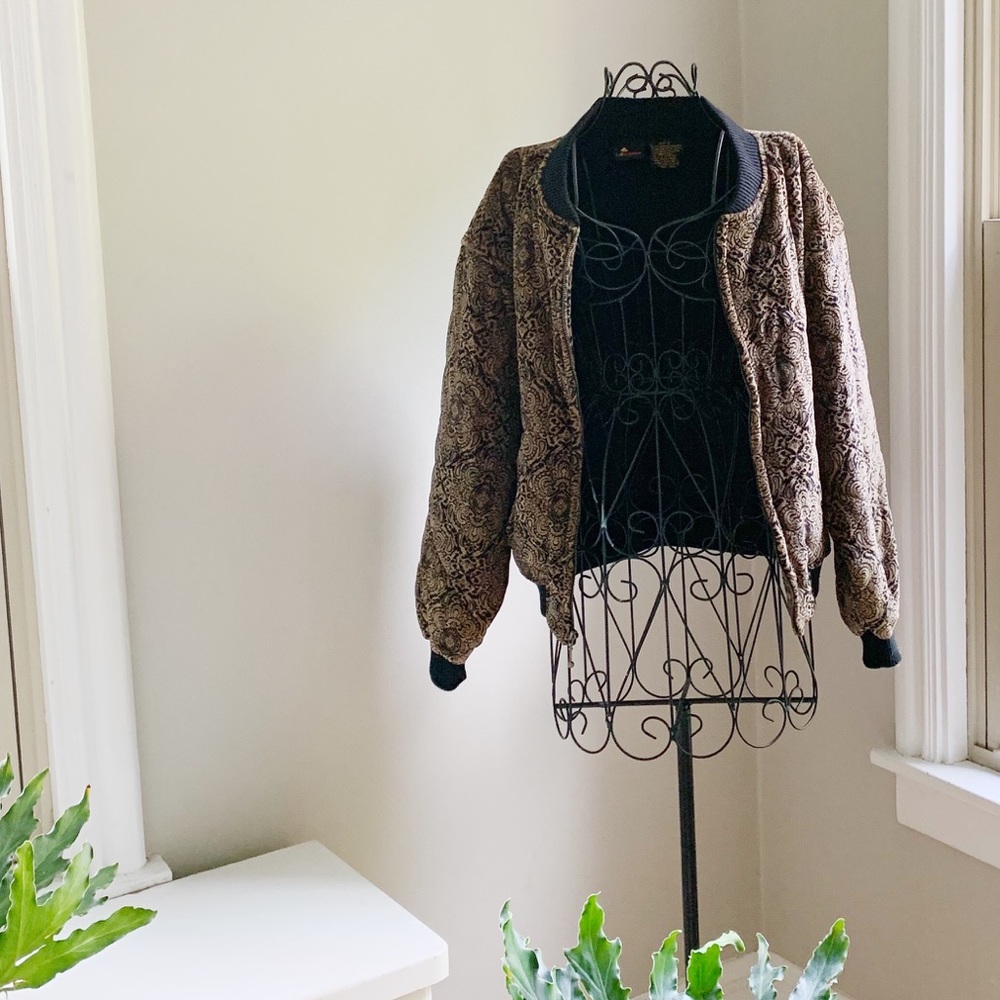 Vintage Bomber Jacket Quilted